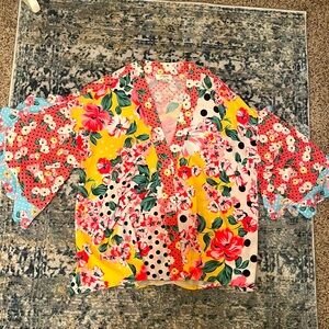 Umgee colorful shirt, size small